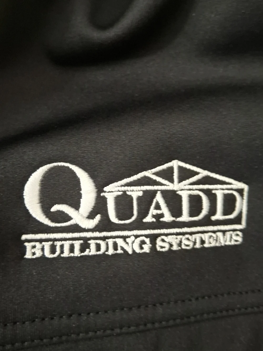 The North Face Black Softshell Jacket with Quadd Logo, Size XXL